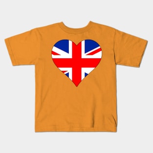 I Love Great Britain Kids T-Shirt